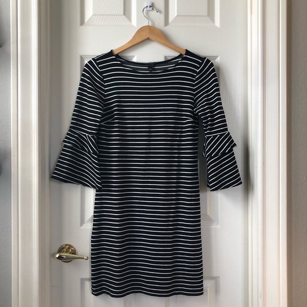 Striped dress from Ann Taylor
